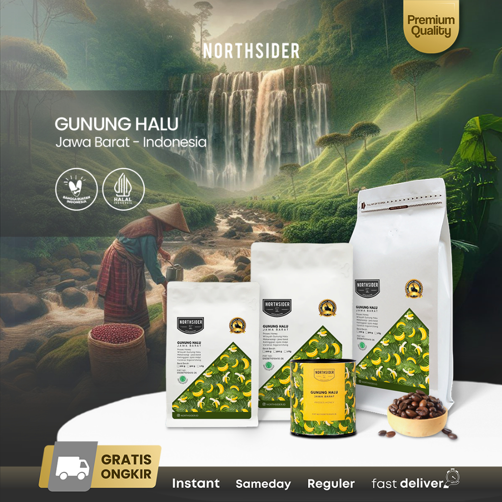 

Northsider Kopi arabika Gunung Halu Honey coffee