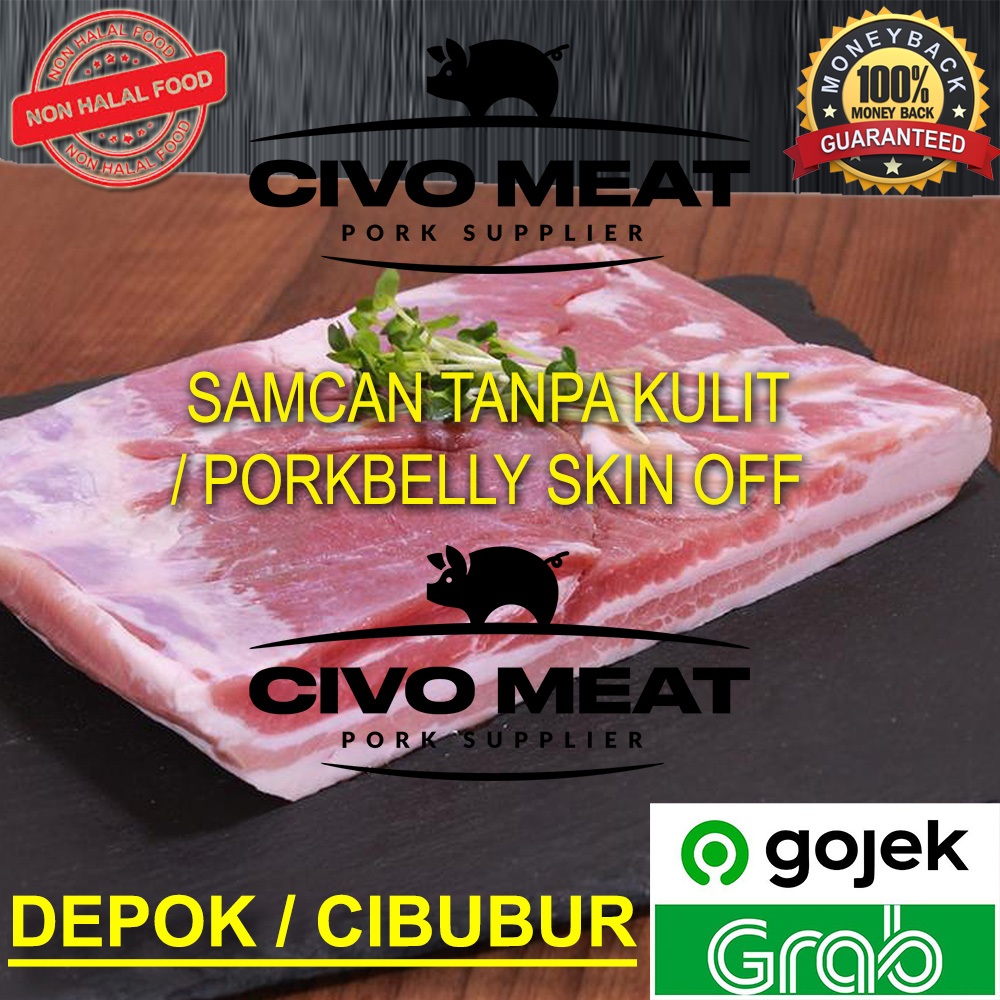 

Pork Belly Skin off / Samcan Babi lepas kulit 1kg