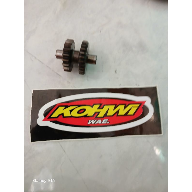 gigi sepur dobel stater klx