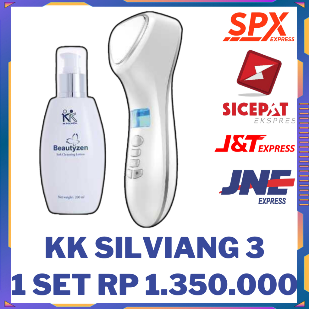 PROMO HEMAT SILVIANG 3 ALAT FACIAL RUMAHAN TEKNOLOGI CANGGIH WAJAH HALUS BERSIH PUTIH KK INDONESIA