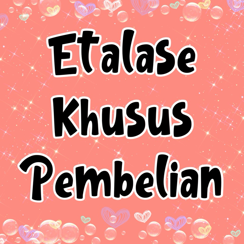 

etalase khusus pembelian label