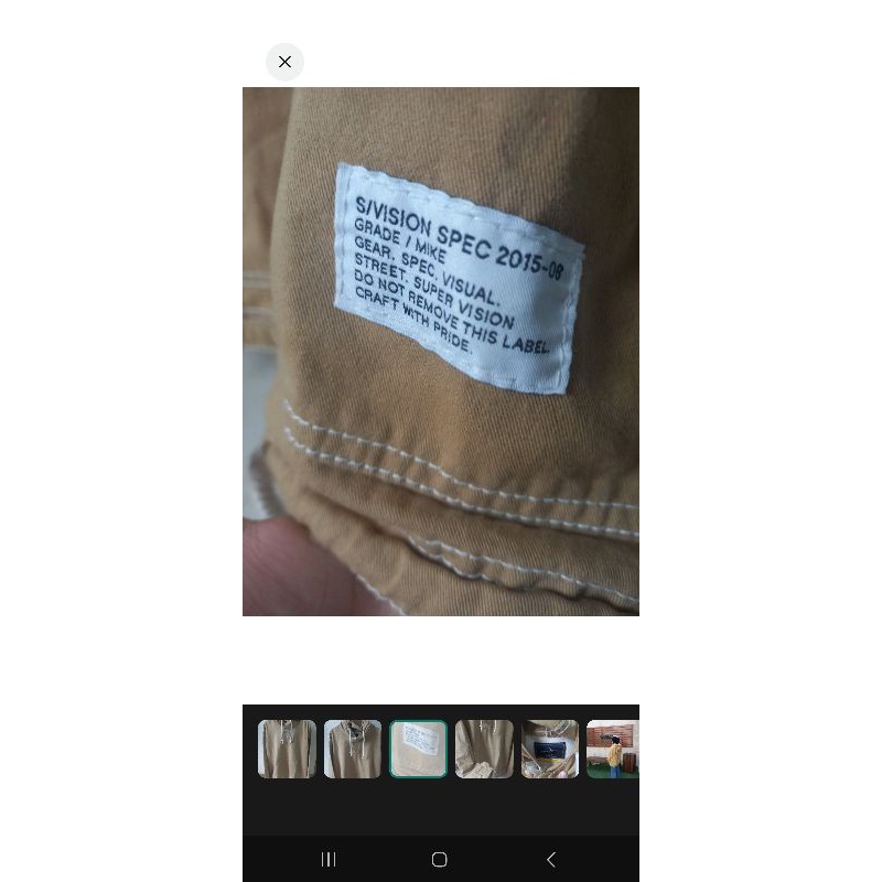 jaket oversize preloved