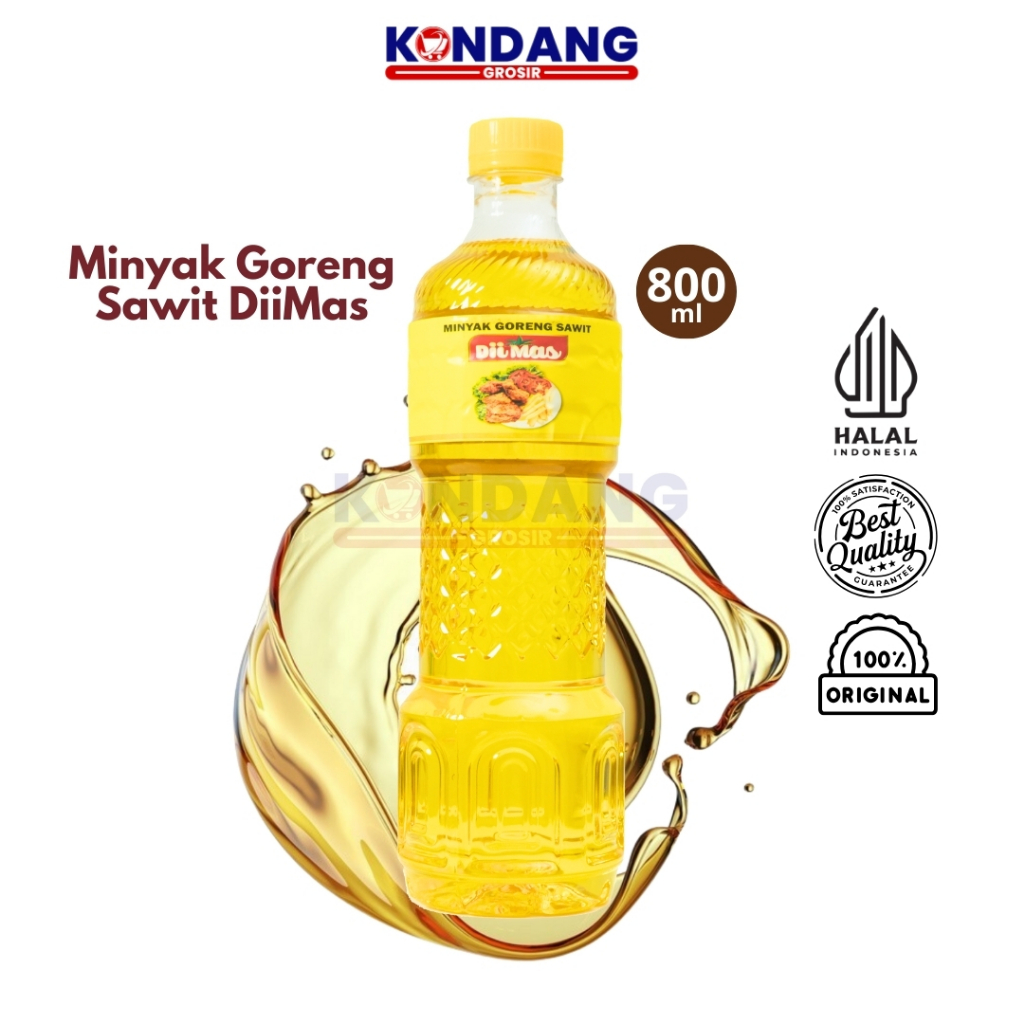 

Minyak Goreng Diimas 800 ml - Minyak Goreng Lokal Berkualitas Tinggi