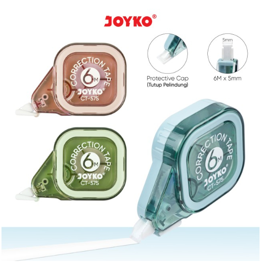 

Correction Tape Joyko CT-575/Pita Koreksi/Tip-Ex Kertas