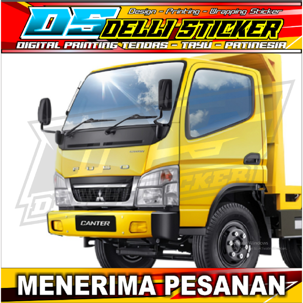 Riben Kaca Depan dan Samping Kanan Kiri - Film KTT Silver - Truk Canter/Ragasa/Umplung/Dyna/Dutro
