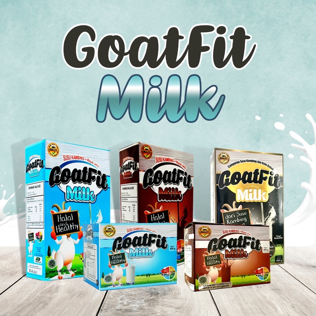 

Susu Kambing Etawa Goatfit Milk Sachet 1 Box Isi 10 Sachet