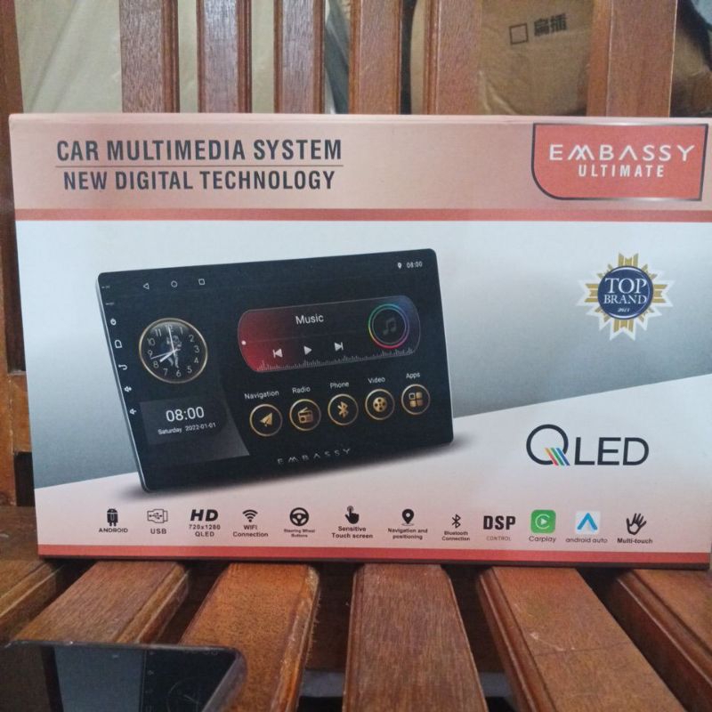 Android head unit mobil Embassy Neptunus ultimate 9 inch 2/32