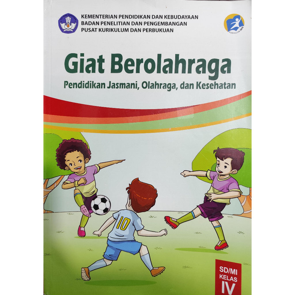Buku Giat Berolahraga Pendidikan Jasmani Olahraga Kesehatan SD kelas 4