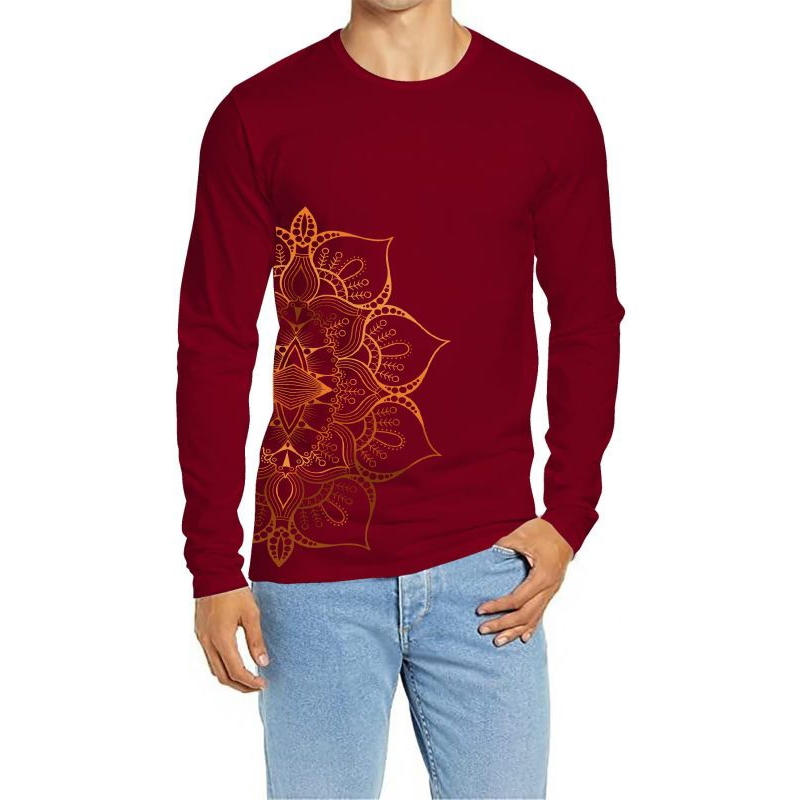 KAOS DISTRO KAOS ATASAN T-SHIRT COWOK LENGAN PANJANG JUMBO GAMBAR BARU BATIK 1 MOTIF DTF