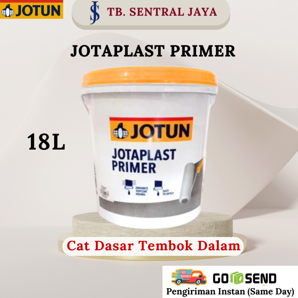 Jotaplast Primer 18L/Cat Dasar Jotun/Cat Dasar Interior/Cat Dasar Tembok