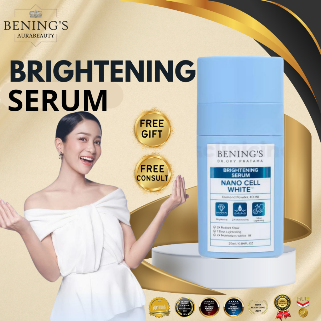 Bening's Diamond Serum / Serum Super Whitening Brightening Bening Skincare By Benings Clinic