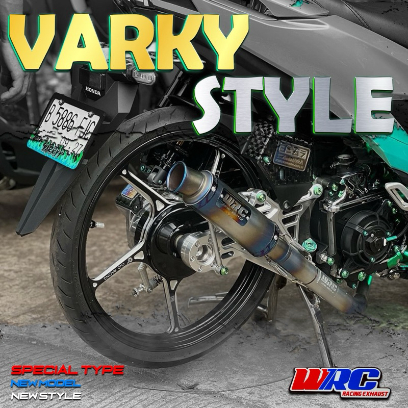 KNALPOT RACING WRC VARKY STYLE VARIO, NMAX, PCX, AEROX
