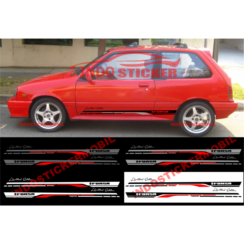 sticker mobil suzuki forsa cutting stiker list mobil forsa