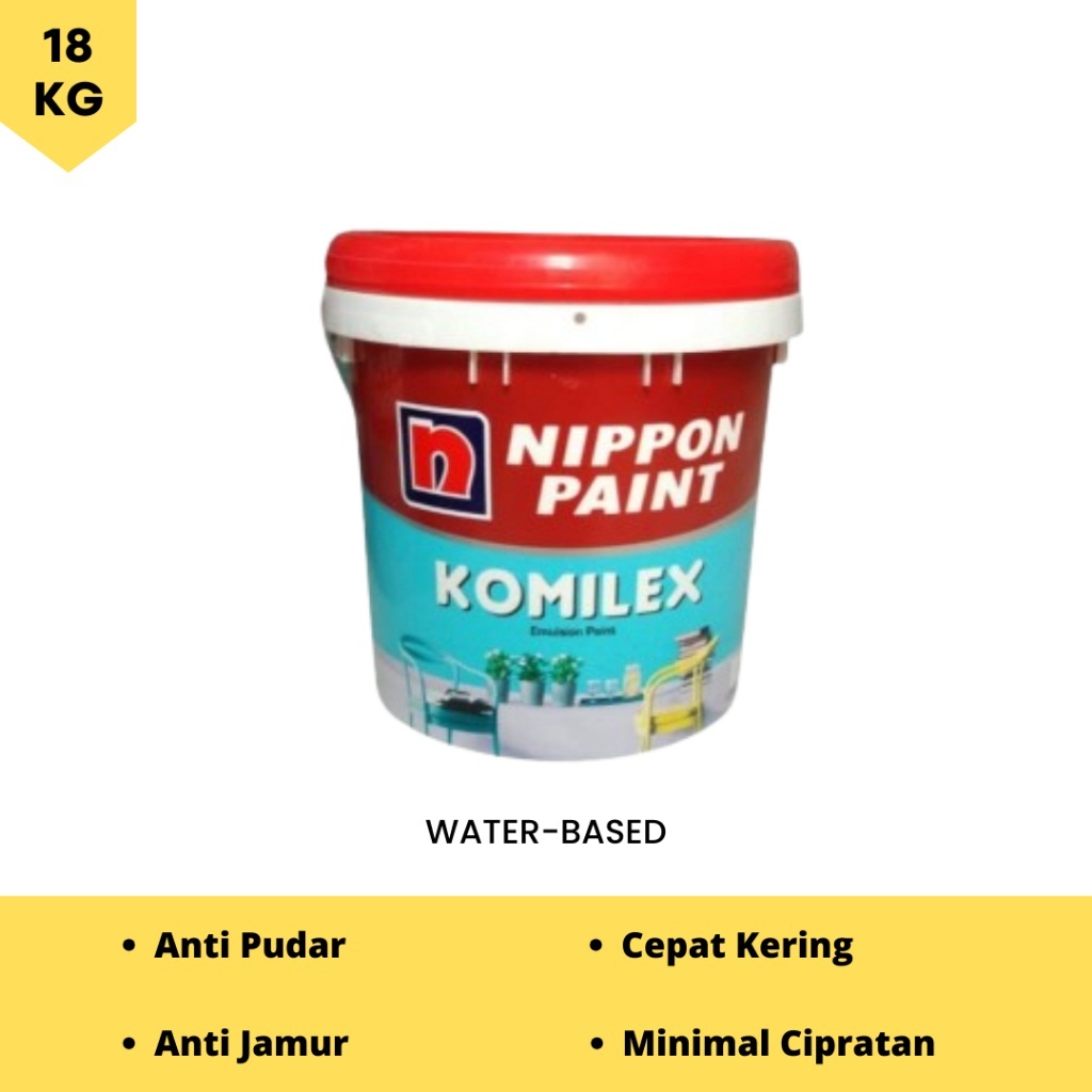 Cat Tembok Interior NIPPON Komilex 18 kg / NIPPON PAINT Komilex 18kg
