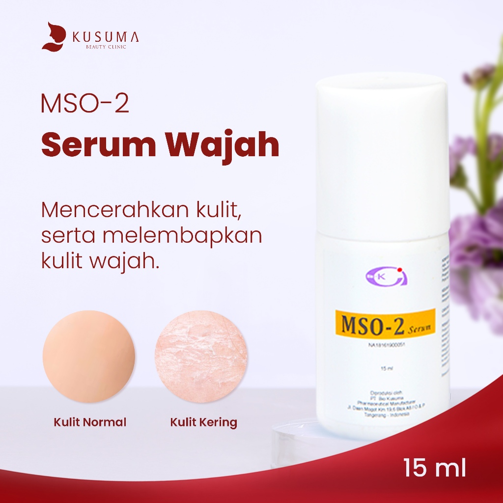 Kusuma Beauty - Serum Wajah MSO-2 15ml - Serum Pengecil Pori-pori