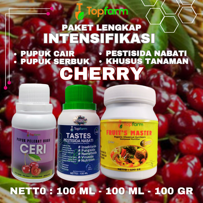 Pupuk Pohon Ceri Agar Berbuah / Pupuk Ceri Dalam Pot / Pupuk Buah Ceri Terbaik / Pupuk Pelebat Buah 