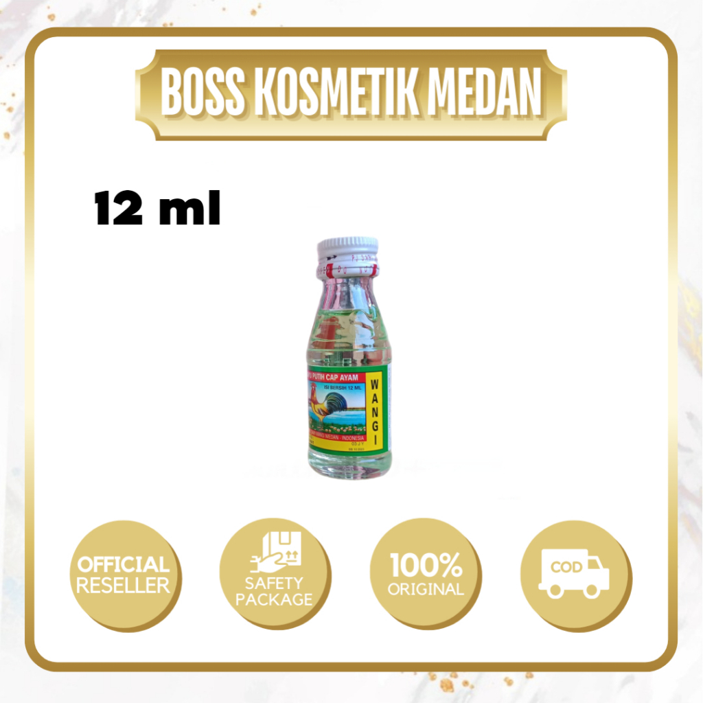 (CAP AYAM) MINYAK KAYU PUTIH CAP AYAM 12ML + BUBBLE