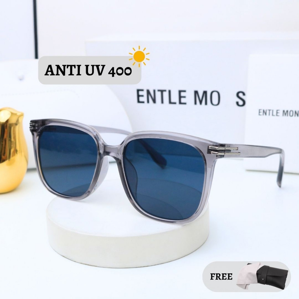COD【Paket Kotak&Lap】-MG822 Kacamata Hitam Wanita Anti Silau Dan Anti UV400 Kacamata gaya Sunglasses 