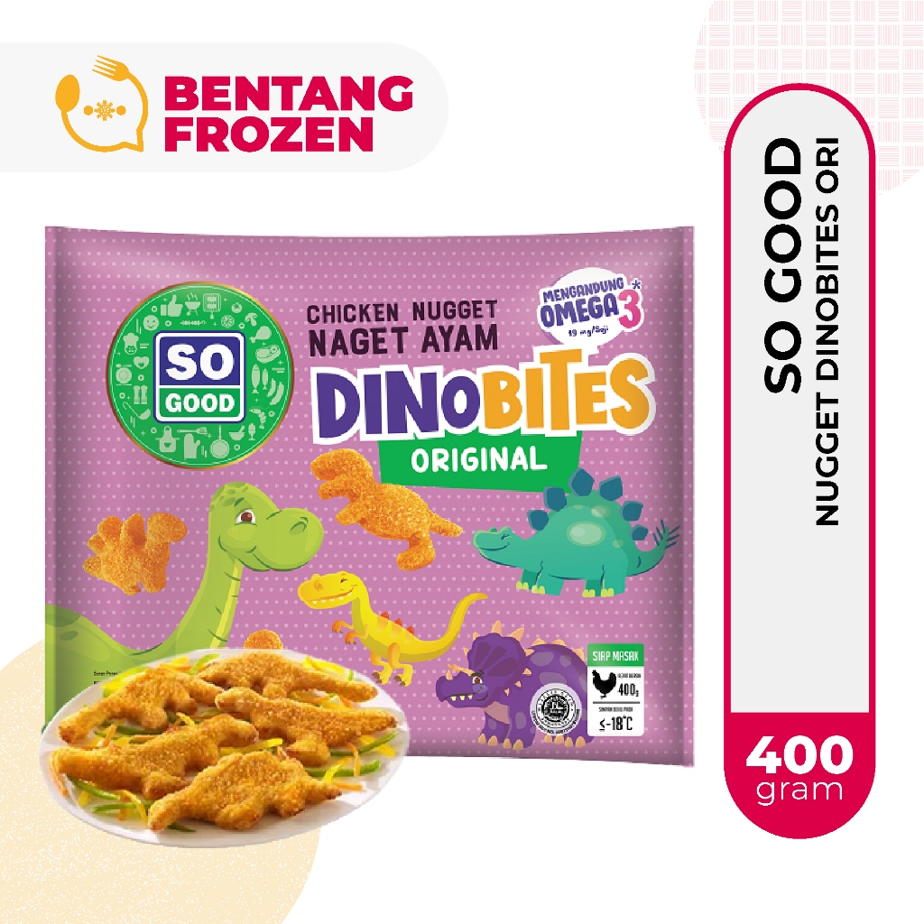 

So Good Chicken Nugget Dinobites Original 400gr