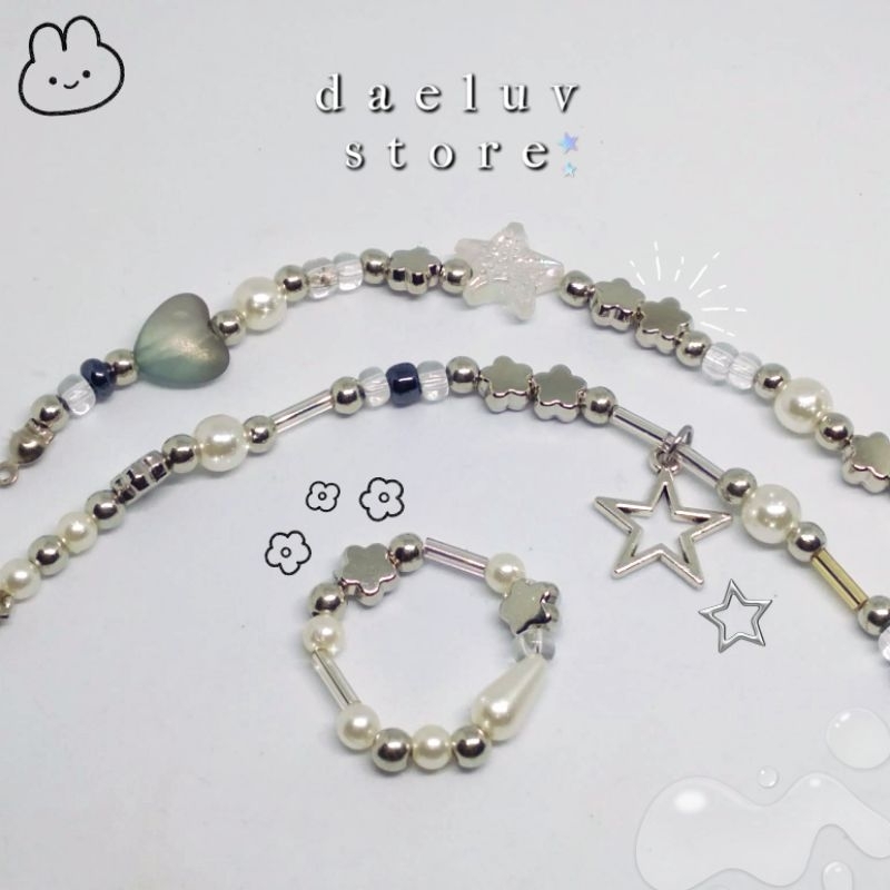 Gold y2k Bracelets and Ring