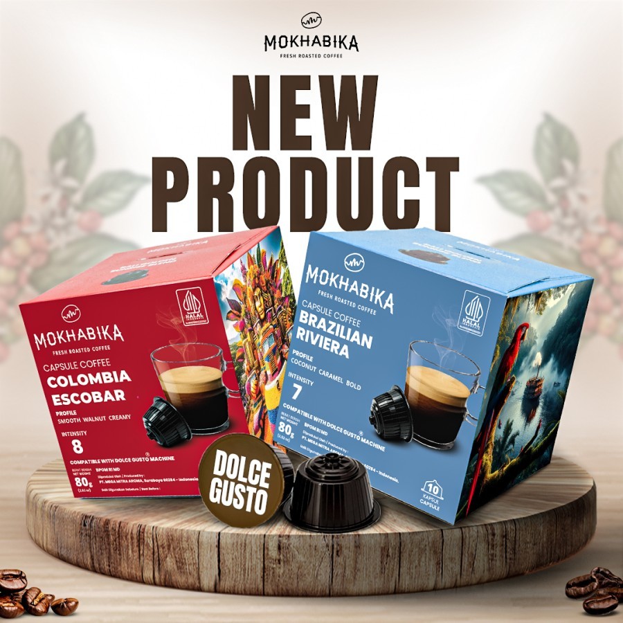 

Mokhabika Limited Dolce Gusto Compatible Coffee Capsule Kopi Kapsul
