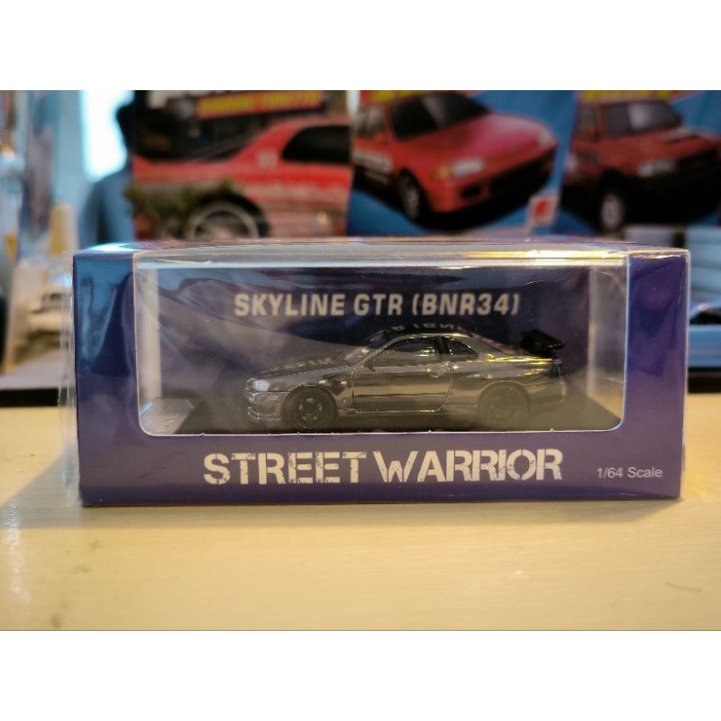 STREET WARRIOR NISSAN R34 BLACK CHROME