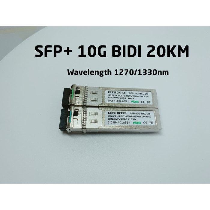 SFP+ 10G bidi 20km SMF singlecore LC SFP-10G-BD-20KM singlemode