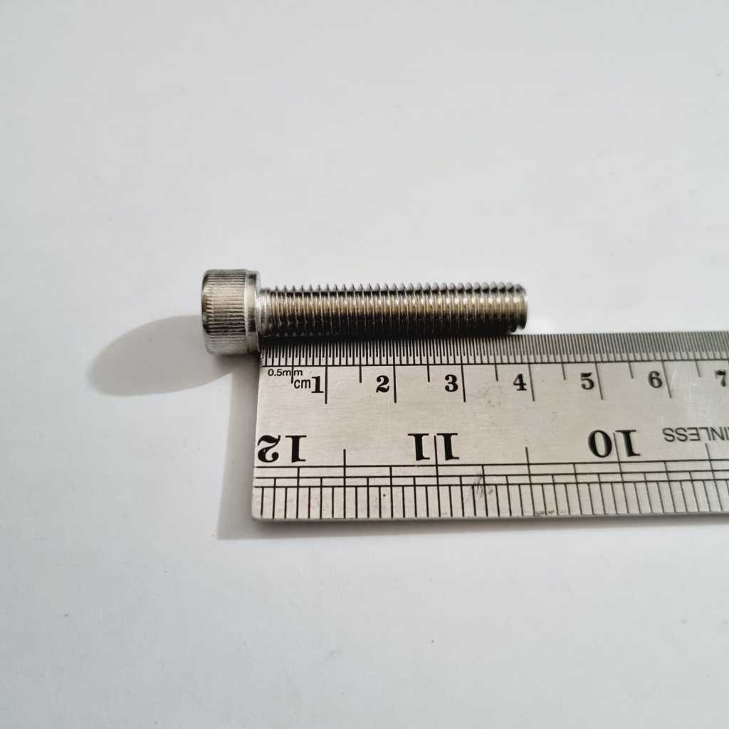 BAUT L STAINLESS M8X40 KUMCI L6
