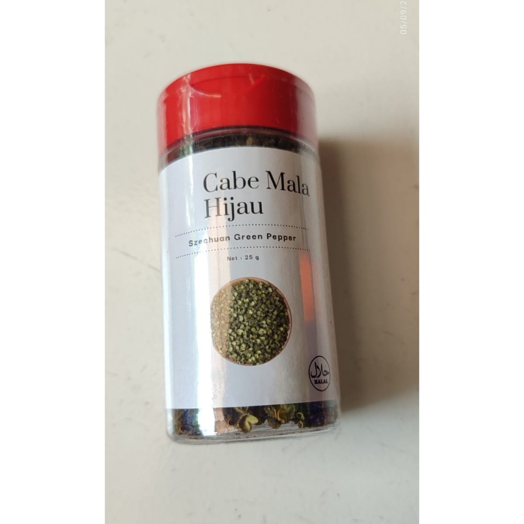 

Cabe Mala Hijau / Szechuan Green Peppercorn 25 Gr Rempah Bumbu Masak Dapur