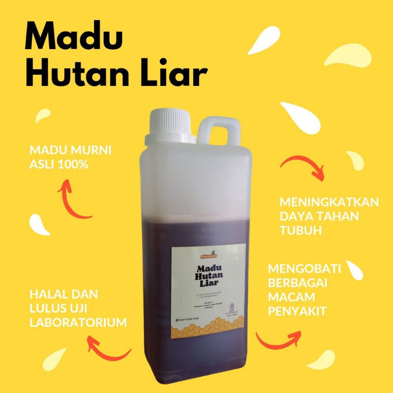 

MINUMADU - MADU HUTAN LIAR ASLI 100% RAW HONEY MADU MURNI