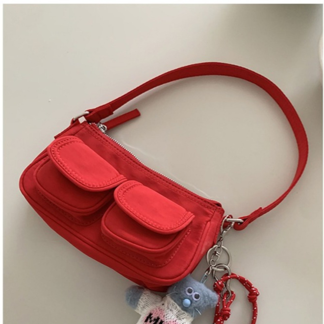 JS 556 Tas Bahu Wanita Nilon Tas Ketiak Mini Shoul Big Size Best Seller Imut Serbaguna Multifungsi M