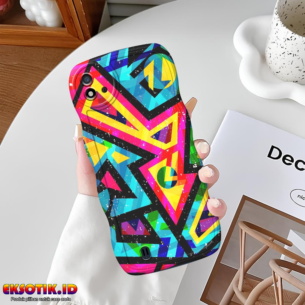 Case Realme C11 2021 Gelombang - Casing Realme C11 2021 - Silikon  Realme C11 2021 - Softcase Realme