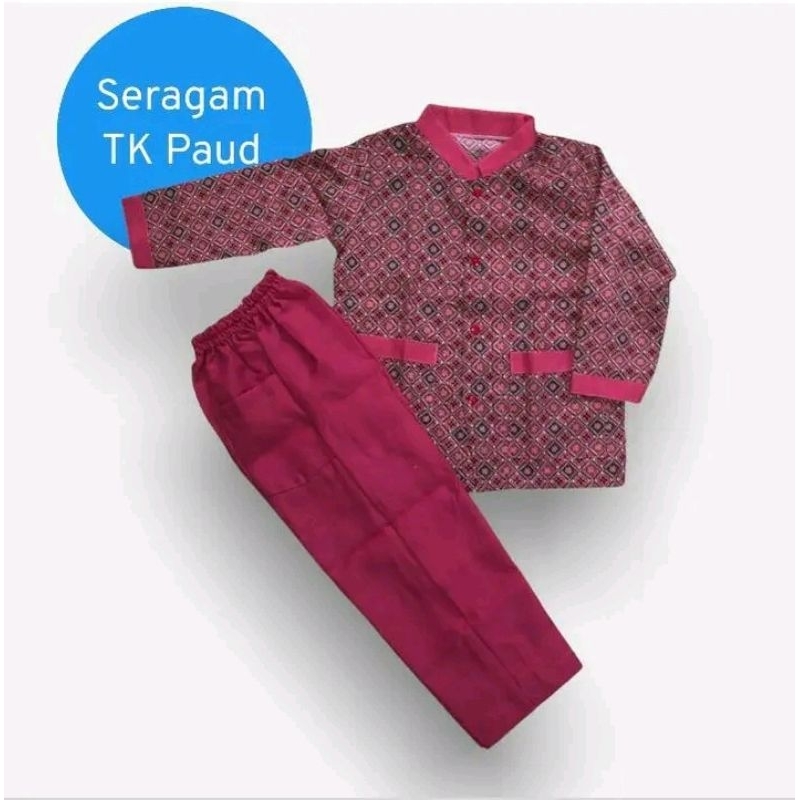 seragam batik paud / TK