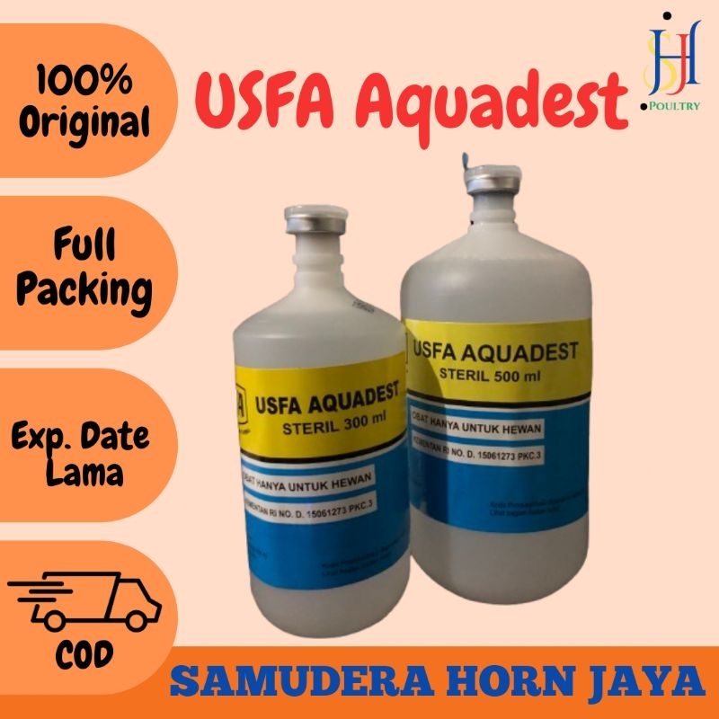 USFA Aquadest Pelarut Obat Vaksin Pencuci Spuit