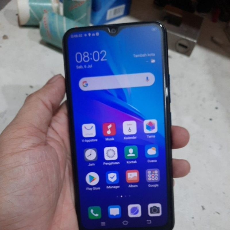 hp second vivo y12i 3/32gb lengkap resmi