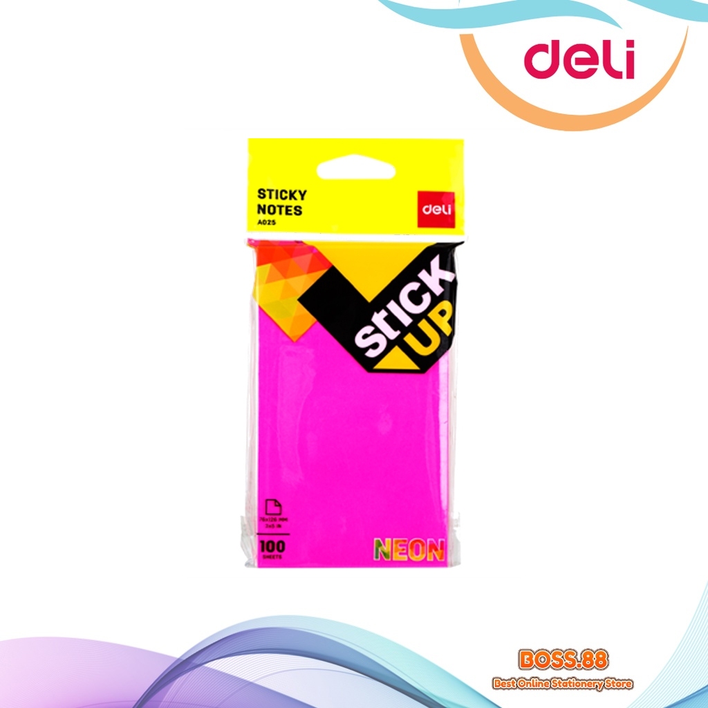 

STICK NOTE / NOTES TEMPEL DELI A-02502 NEON (1 PCS)