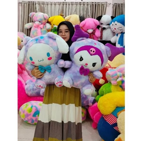 Boneka SANRIO karakter KUROMI Dan CINAMONROLL