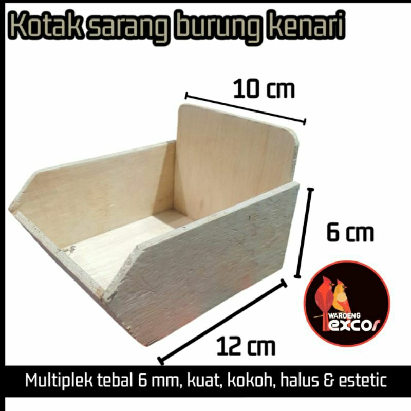 sarang burung kenari kotak