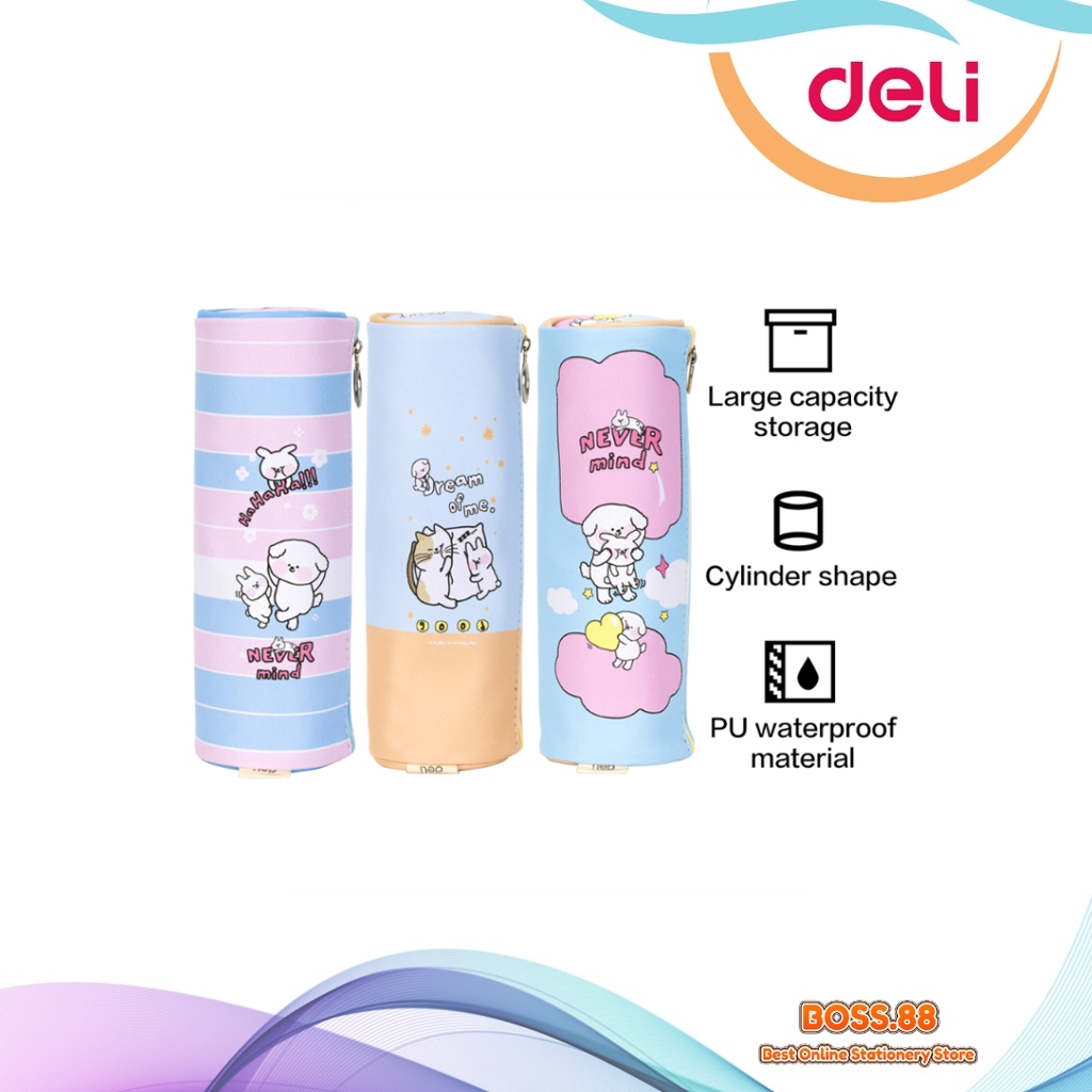 

PENCIL CASE / TEMPAT PENSIL RIT DELI H-916 (1 PCS)