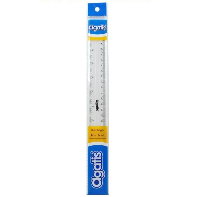 

TBMO AGATIS RULER 30CM PLASTIC TRANSPARANT