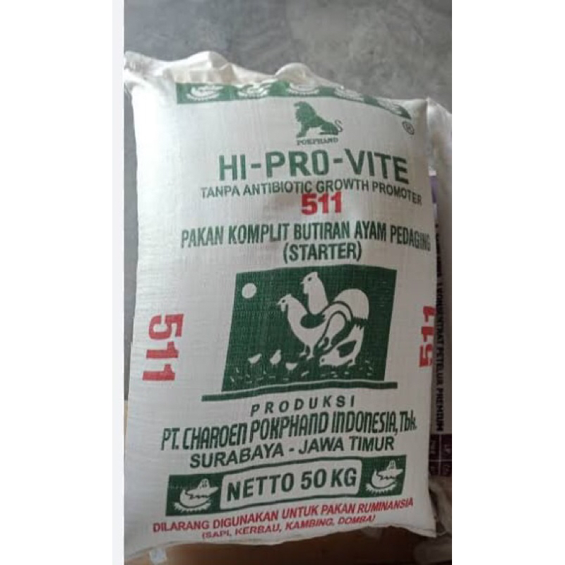 Pakan Ayam Butiran Starter Pedaging Pakan Unggas Pur 511