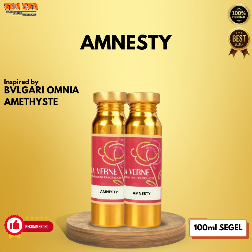 bibit parfum murni AMNESTY / BUL AMETHYSTE LA VERNE 100ML SEGEL