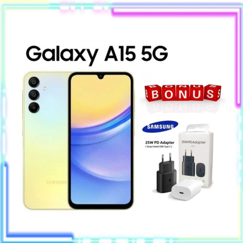 SAMSUNG GALAXY A15 5G 8/256 & A15 4G 8/128 & 8/256 NEW GARANSI RESMI