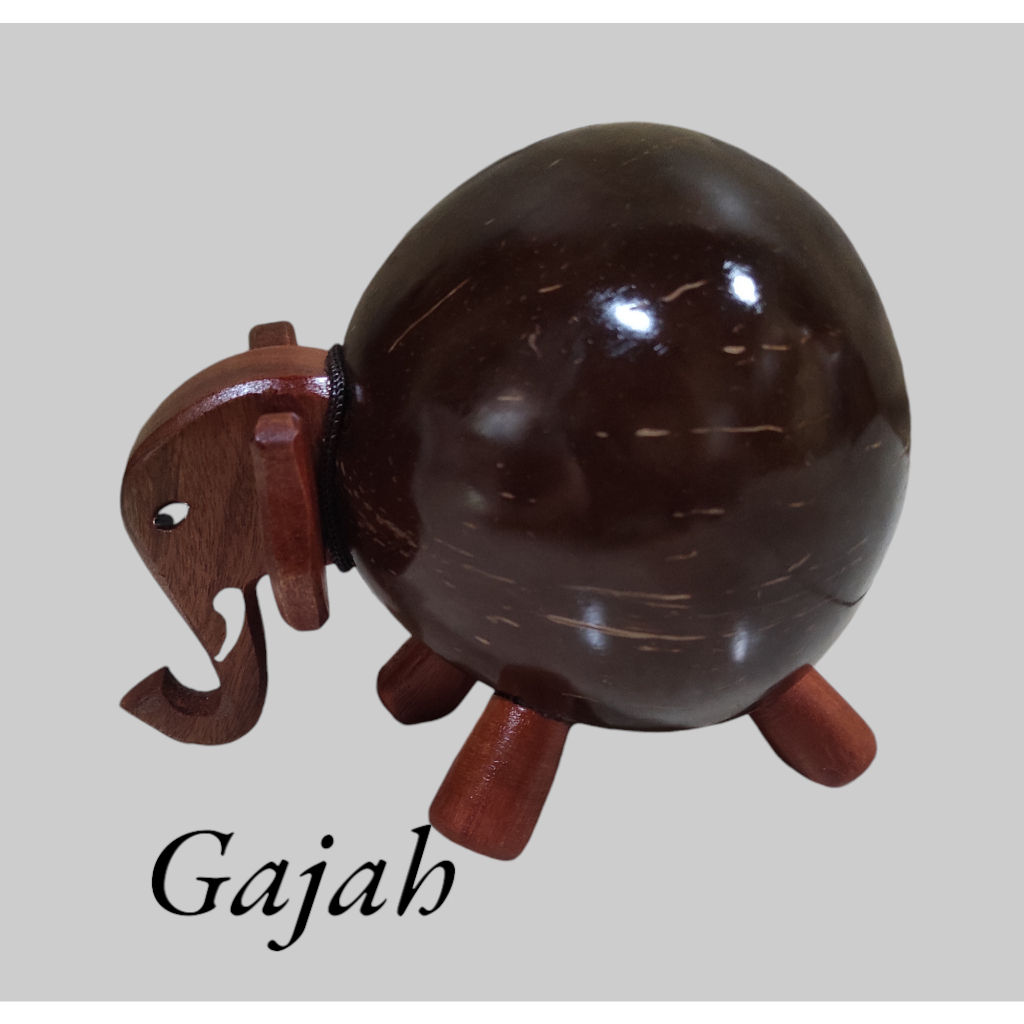 Celengan/celengan batok kelapa/celengan unik/kerajinan batok kelapa