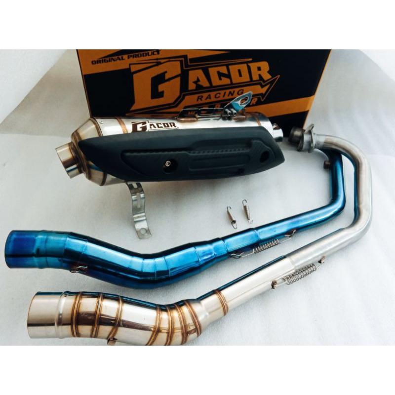 knalpot standar racing copy tzm bas adem inlet 50mm Vixion,MX king,Satria Fu,cbr150,cb,Tiger,Verza,S