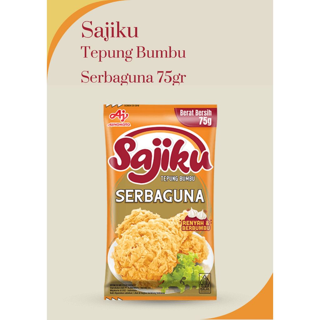 

Sajiku Tepung Serbaguna 75Gr
