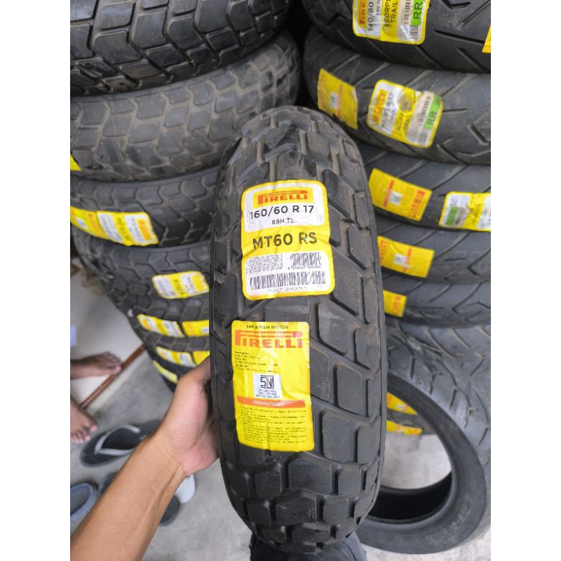 BAN PIRELLI 160/60-17 MT60 TUBELESS 160 60 ring 17 PROMO CUCI GUDANG BARU STOK LAMA