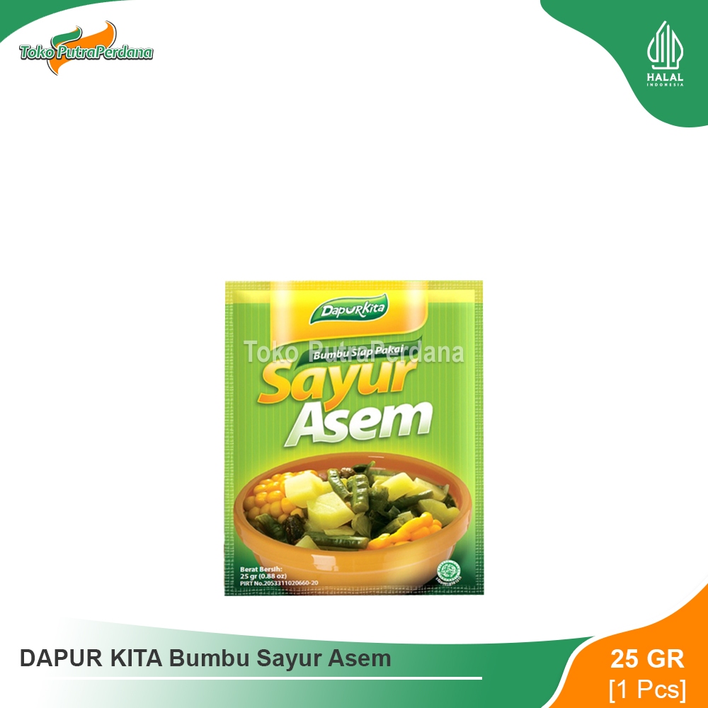 

DAPUR KITA Bumbu Sayur Asem 25gr (1 Pcs)