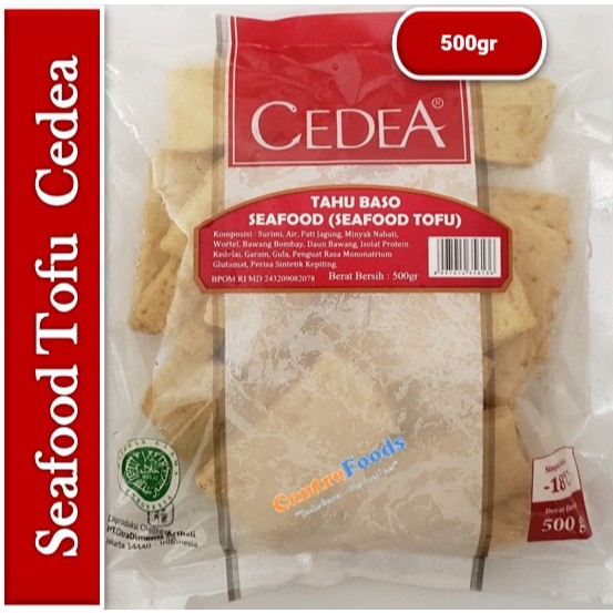 

Tahu Baso Seafood Tofu - Bakso Cedea | 500gr [ Harga Per BKS ]