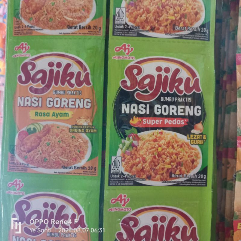 

Sajiku Nasi Goreng 20g, 1rtg (Isi 10)